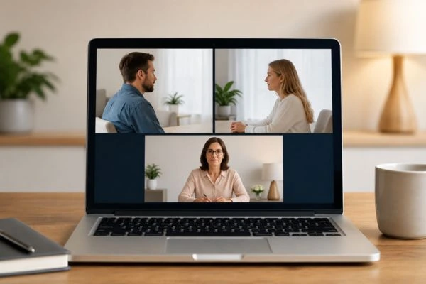Image of online shuttle mediation England