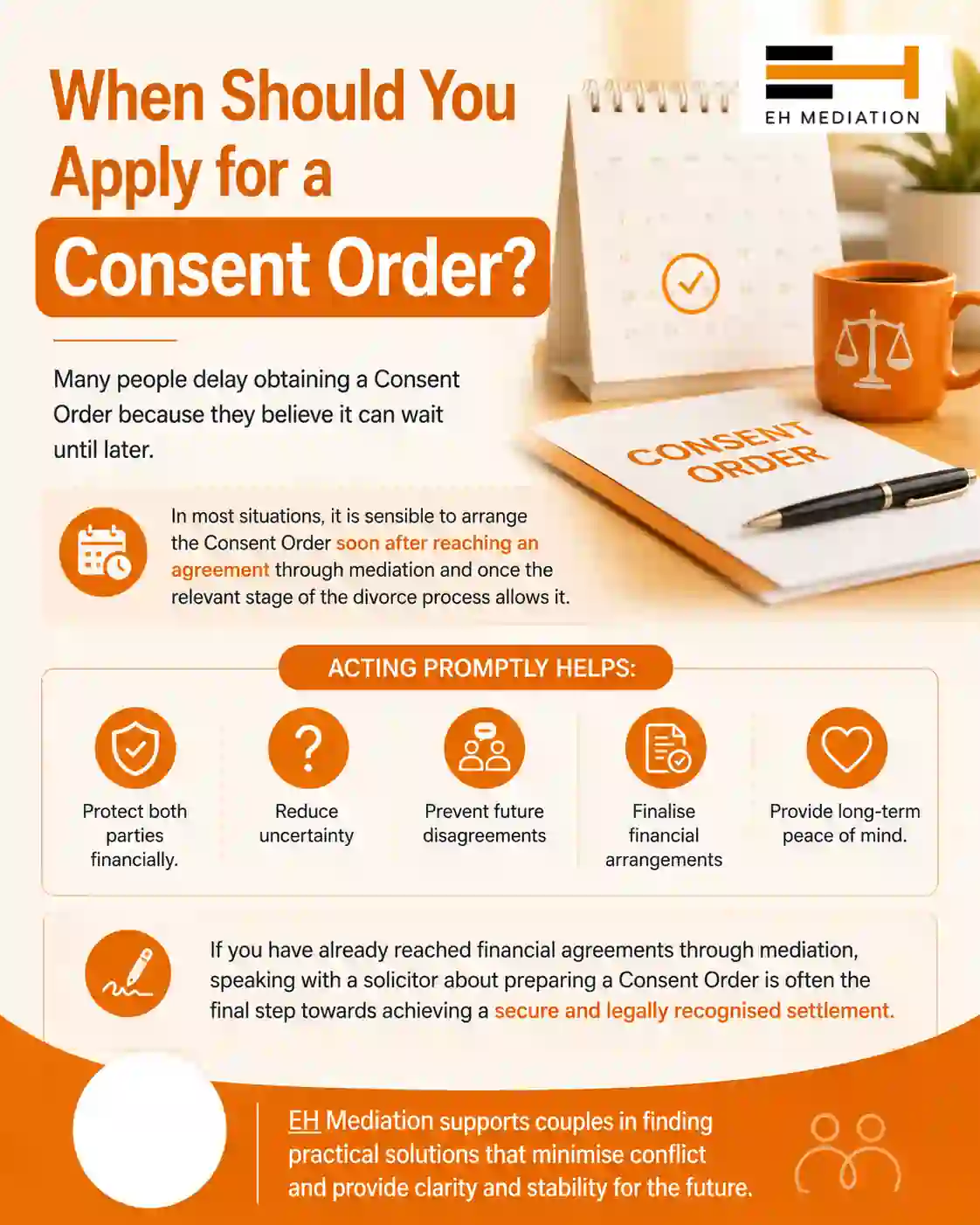 When Should You Apply for a Consent Order England?